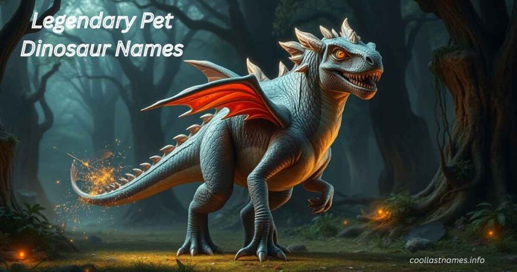 Legendary Pet Dinosaur Names