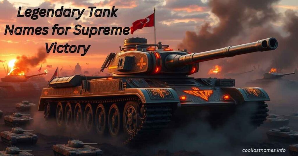 Legendary Tank Names for Supreme Victory