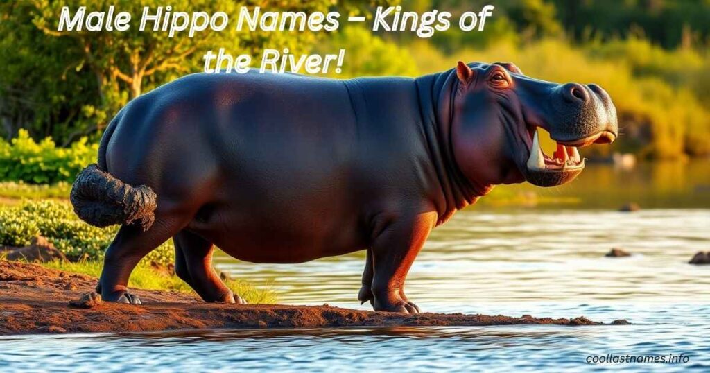 Male Hippo Names – Kings of the River!