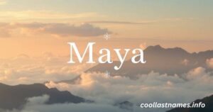 Maya meaning