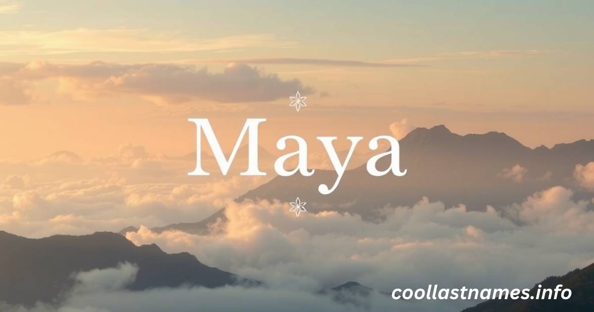 Maya meaning