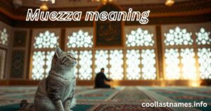 Muezza meaning