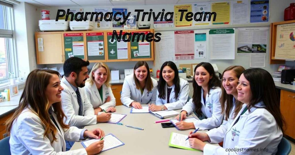 Pharmacy Trivia Team Names