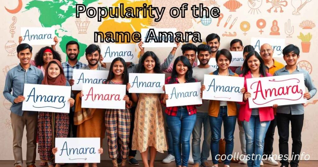 Popularity of the name Amara