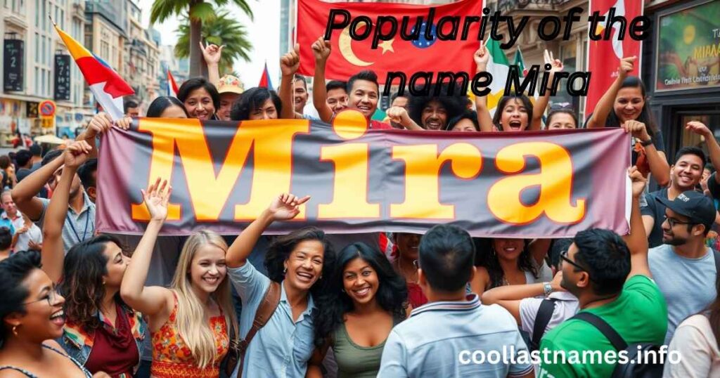 Popularity of the name Mira