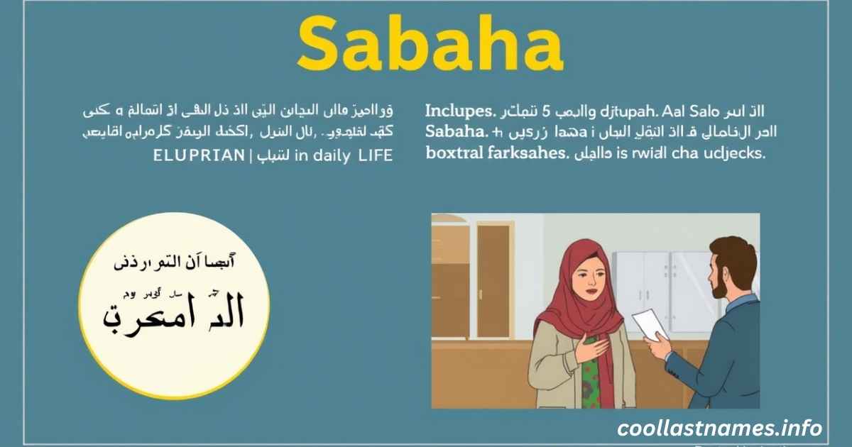 Sabaha meaning in Arabic