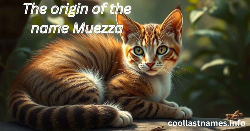 The origin of the name Muezza