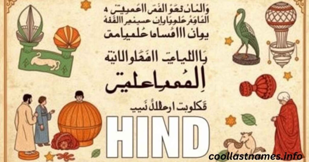 What does Hind mean in Arabic?