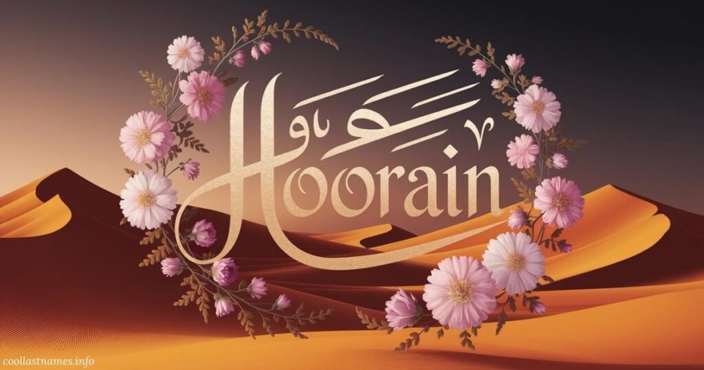 What does Hoorain mean in Arabic?