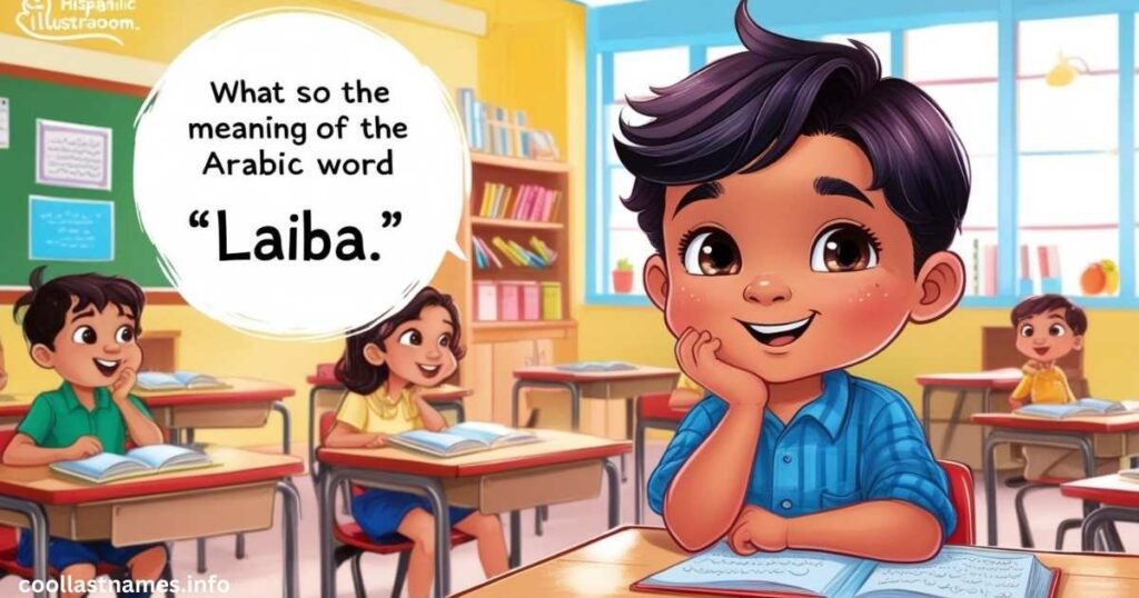 What does Laiba mean in Arabic?