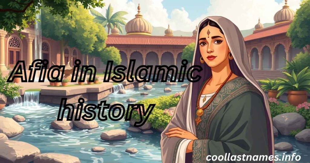 Afia in Islamic history