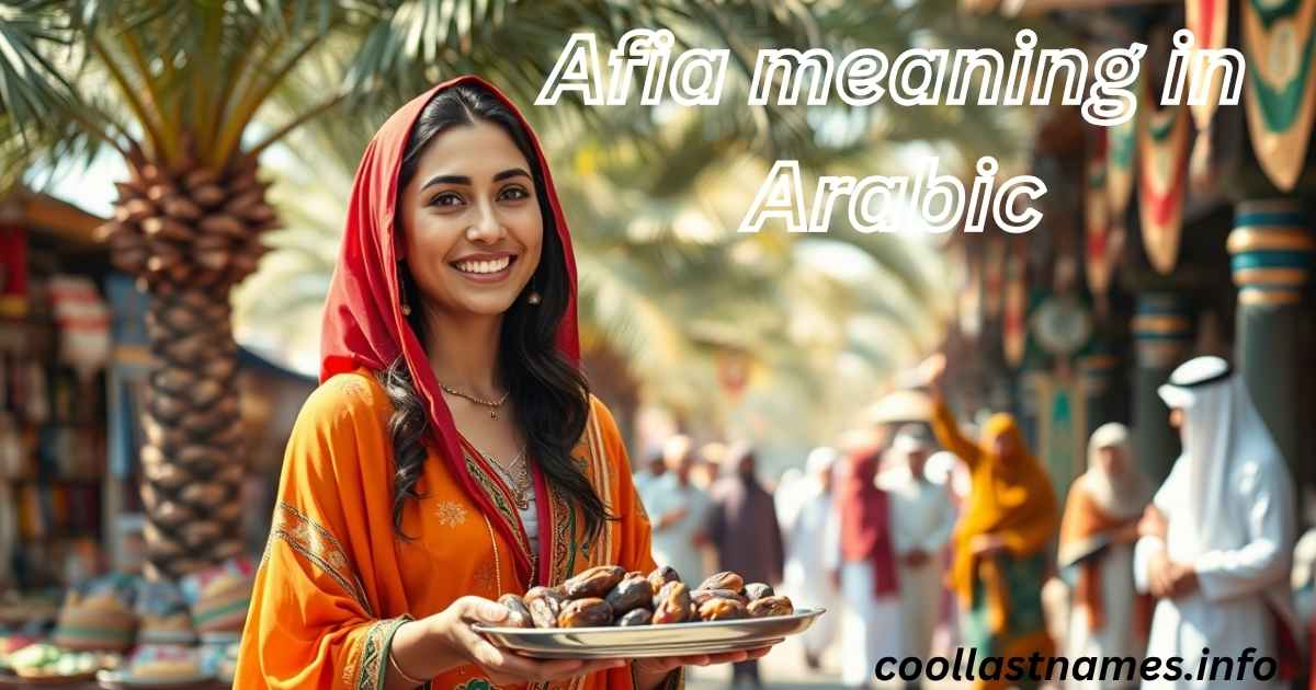 Afia meaning in Arabic