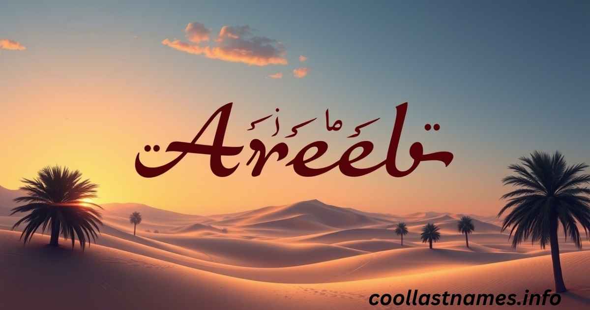 Areeb meaning in Arabic