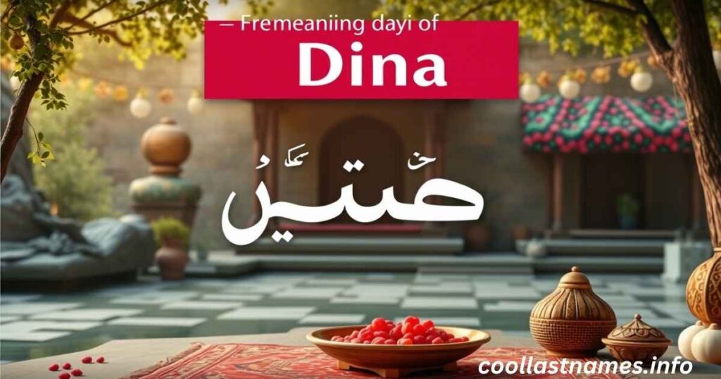 What Does Dina Mean in Arabic?