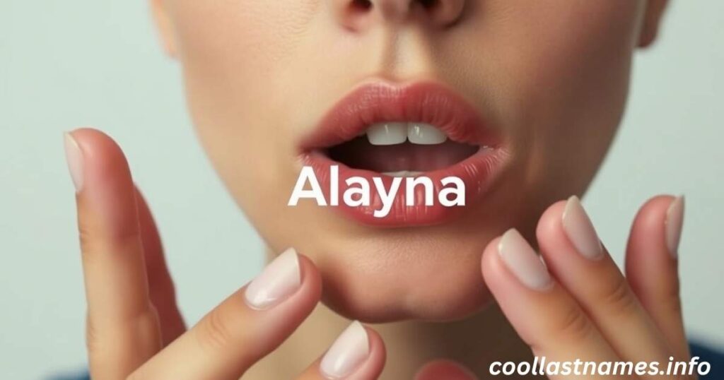 How to pronounce Alayna
