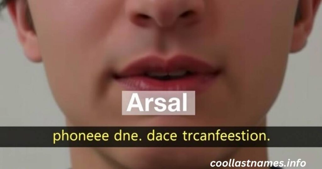 How to Pronounce Arsal