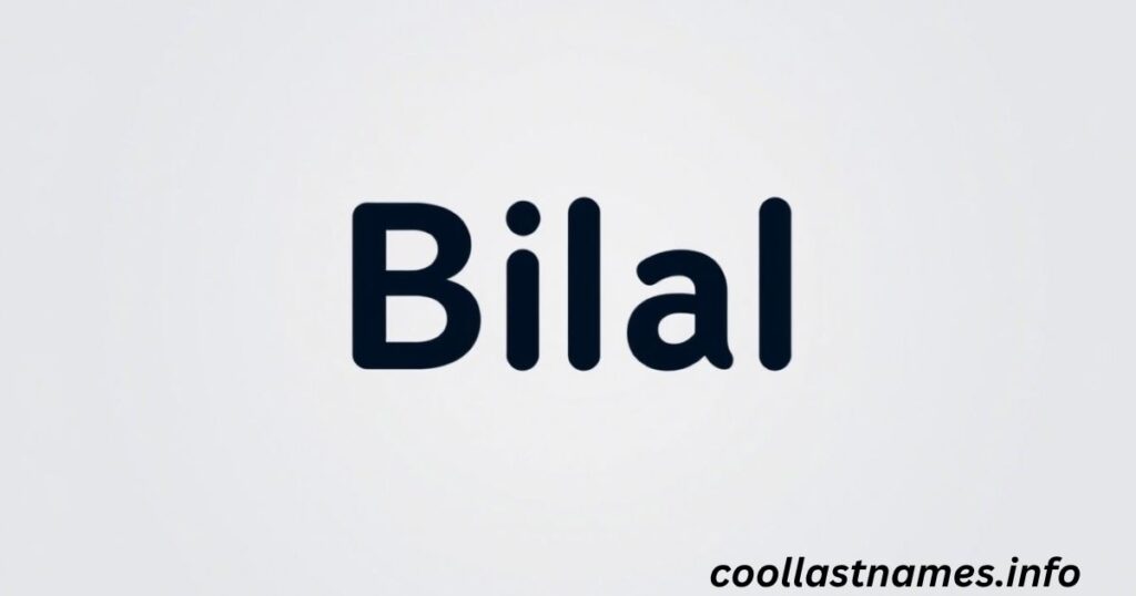 How to pronounce Bilal