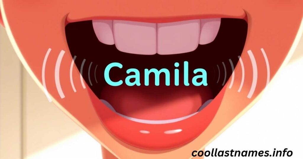 How to pronounce Camila