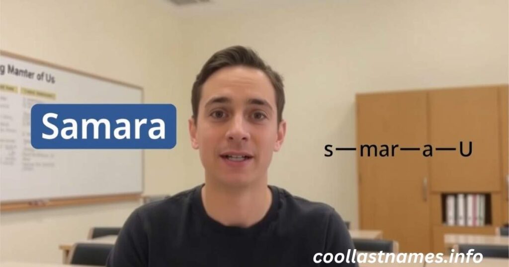 How to pronounce Samara
