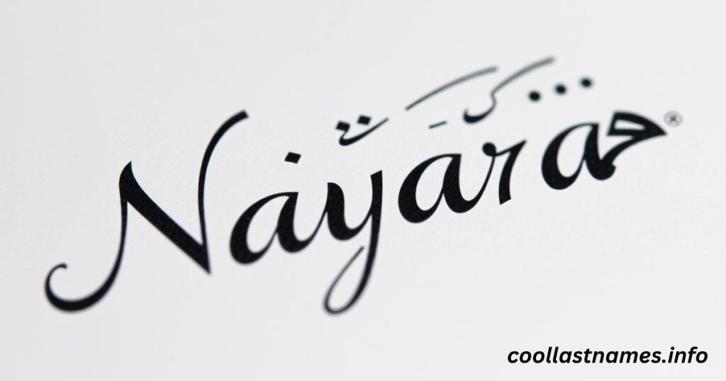 How to write Nayara in Arabic:
