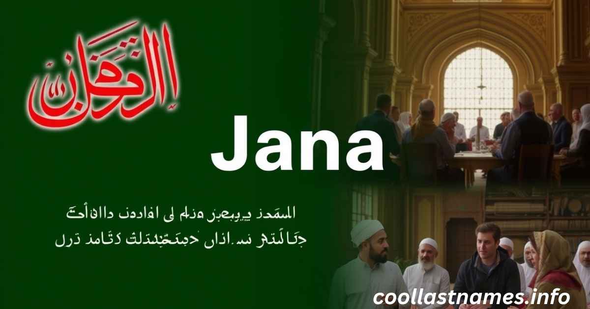Jana meaning