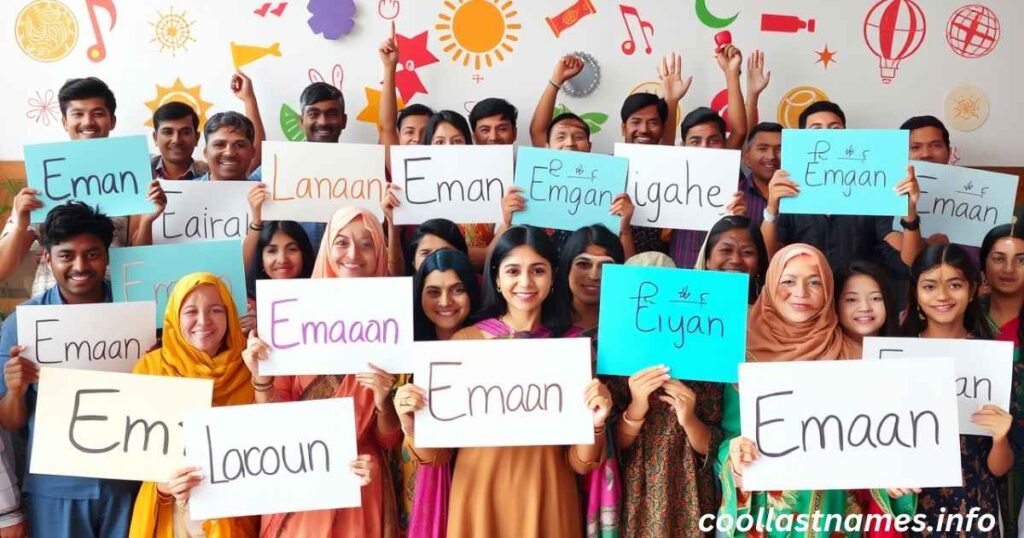 Popularity of the name Emaan