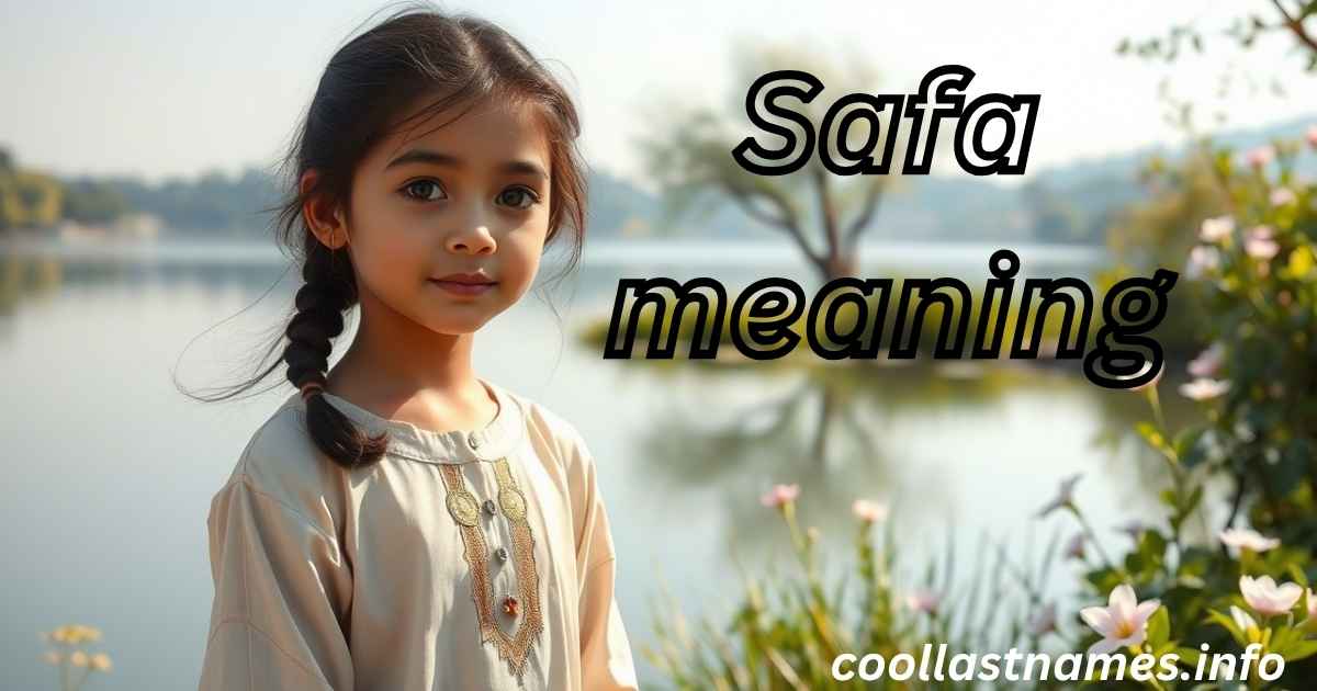Safa meaning