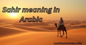 Sahir meaning in Arabic