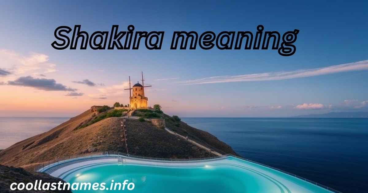 Shakira meaning