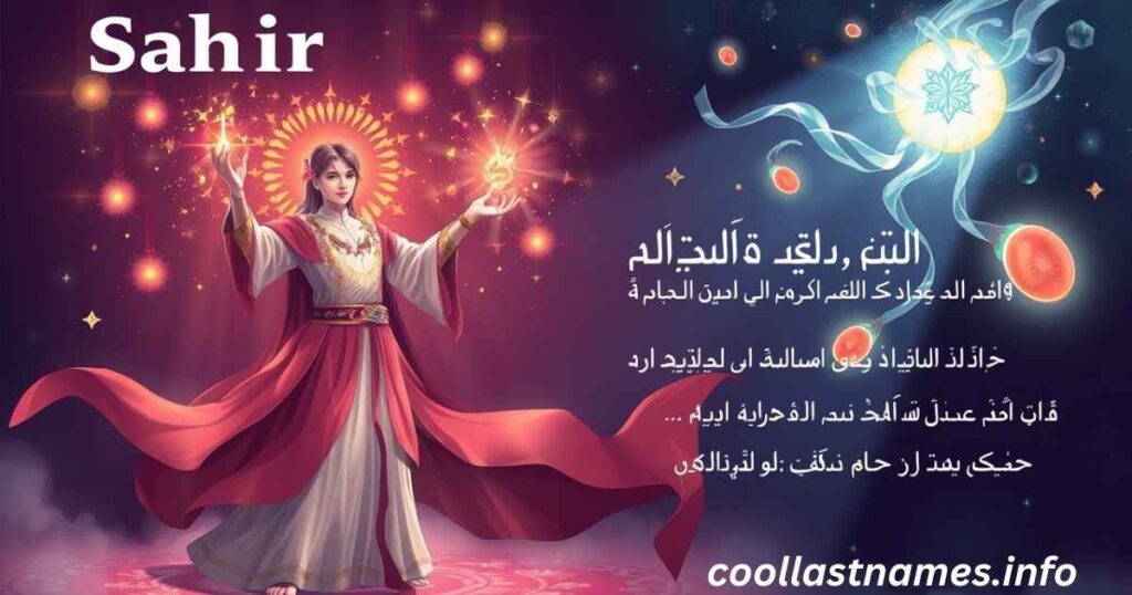 What does Sahir mean in Arabic?