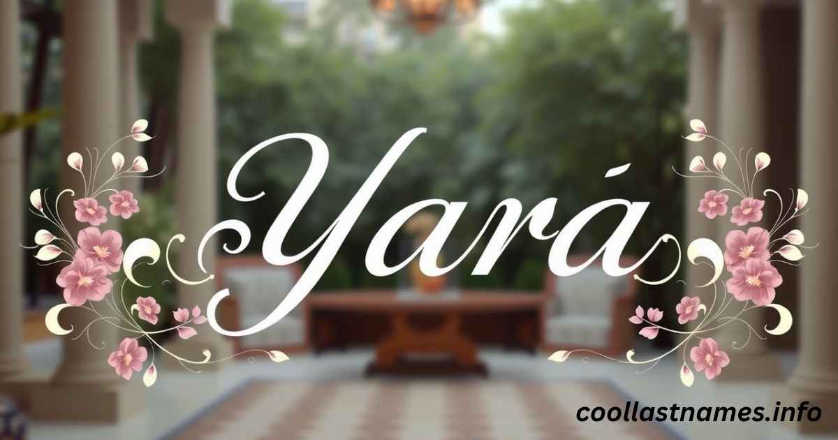 Yara meaning in Arabic