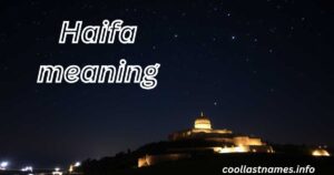 Haifa meaning