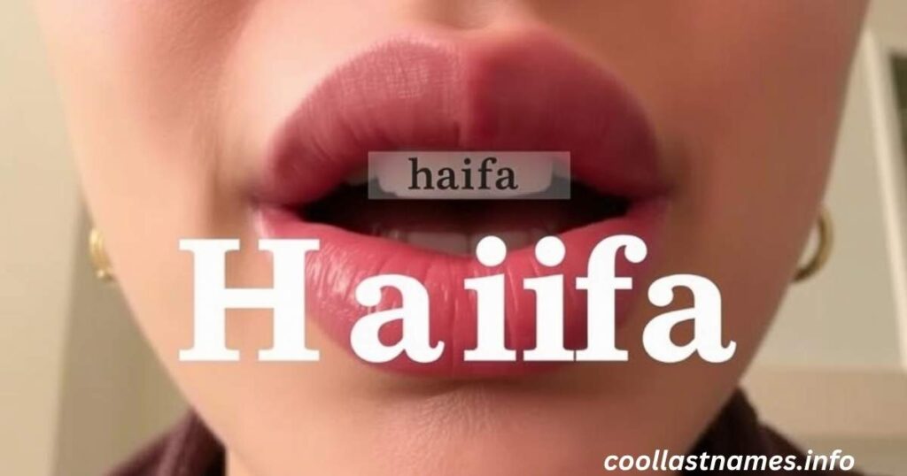 How to pronounce Haifa