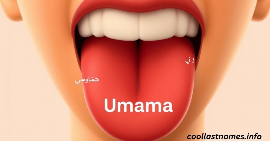 How to pronounce Umama: